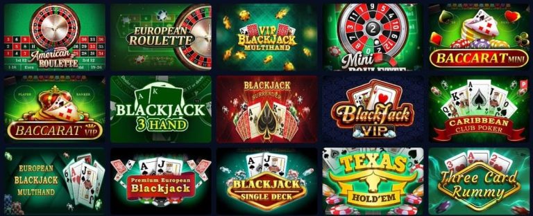 Europe 777 Casino jeux table