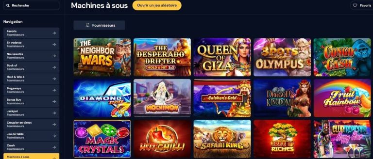 Europe 777 Casino machines à sous